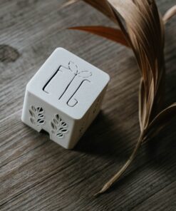 Porta-Shampoo solido Eco-Ethical Grace bianco