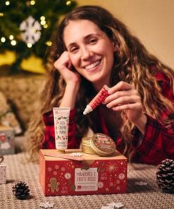 MANDORLE E FRUTTI ROSSI Cofanetto feste la saponaria